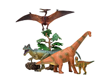 Динозавры и драконы MASAI MARA MM206025 для детей серии Мир динозавров набор фигурок из 7 пр
