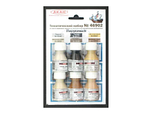 Набор АКАН акриловых красок Парусники, 6х10 мл