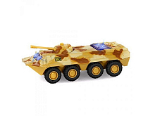 Машина АВТОПАРК 154 БТР80 6549 в ассортименте, свет, звук, инерция 112шт бк