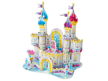 3D пазл из пенокартона АЛМАЗНЫЙ ЗАМОК МИНИ СЕРИЯ 34 детали