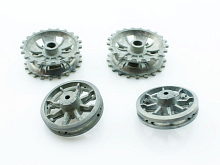 Запасные части для танков Heng Long Sturmgeschutz III, Panzerkampfwagen III вед звездочки, ленивцы