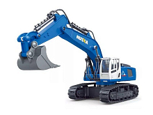 Радиоуправляемый экскаватор HUI NA TOYS, синий 24G 9CH 118 RTR