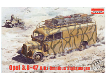Сборная модель RODEN Автобус 3647 Blitz Omnibus Stabswagen, 172