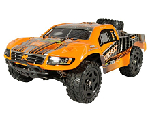 Радиоуправляемый шорткорс Remo Hobby Rocket Brushless V20 оранжевый 4WD 24G 116 RTR