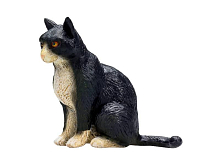 Фигурка KONIK Кошка, чернобелая сидящая