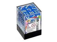 Набор синих игровых кубиков ZVEZDA D6, 12мм, 36 шт