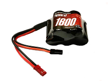 Аккумулятор Spard NiMh Spard 1600mAh, 6,0V, JST‐BEC, Futaba