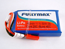 Аккумулятор Fullymax LiPo 450mAh 11,1V 20C