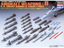 Сборная модель Hasegawa Набор вооружения US AIRCRAFT WEAPONS D, 148