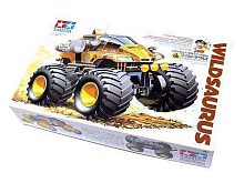 Сборная модель Tamiya Wildsaurus, большие колеса, сборка без клея
