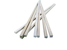 Деревянные рейки 5х5 мм, длина 300 мм, липа, 8 шт