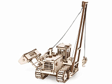 Деревянный конструктор Lemmo Трубоукладчик, 472 детали