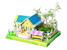 3D пазл из пенокартона СТИЛЬНАЯ ВИЛЛА 31 деталь