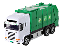 Радиоуправляемая машина AUTODRIVE Мусоровоз, 27MHz, свет эффекты, вк 38,31216 см