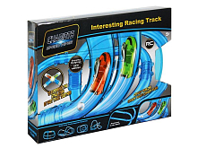 Радиоуправляемый трек гоночный в трубе 0221 Chariots Speed Pipes светится 48 деталей, 2 машинки