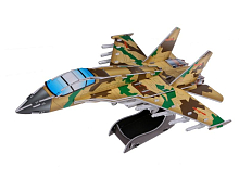 3D пазлы из пенокартона ВОЕННЫЙ САМОЛЕТ 32 детали