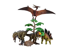 Динозавры и драконы MASAI MARA MM206026 для детей серии Мир динозавров набор фигурок из 6 пр