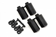 Стопора пружин амортизатора с защитными щитками черные Nitro Slash 4