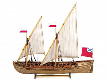 Сборная деревянная модель корабля MASTER KORABEL Дуббель шлюпка, 172