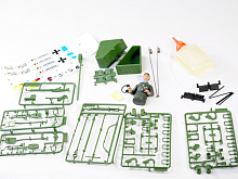 Комплект аксессуаров для танка Leopard 2A6 полный комплект, неокрашен