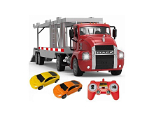 Радиоуправляемый автовоз Double Eagle MACK с машинками 126 24G RTR