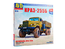 Сборная модель AVD КРАЗ255Б бортовой, 172