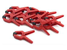 Зажим пластиковый, 38 мм, набор 12 шт, шт