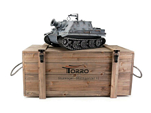 Радиоуправляемый танк Torro Sturmtiger PRO 116 ВВпушка, деревянная коробка V30 24G RTR