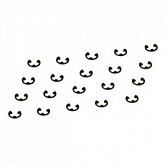 Eобразные клипсы 2,5 мм 20шт