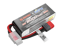 Аккумулятор LiPo 2000mAh, 11,1V, 25C, T‐plug для автомодели MJX 14301