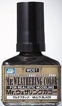 Смывка MR.WEATHERING Color 40мл Multi Black