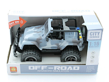 Машина инерционная WY391AB Джип светзвук вк