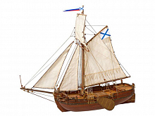 Сборная деревянная модель корабля MASTER KORABEL Бот Святой Гавриил, 172
