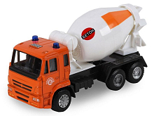 Машина АВТОПАНОРАМА Бетономешалка, оранжевый, 154, инерция, вк 16,56,49