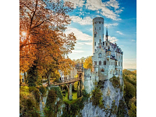 Картина мозаикой 30х30 ЗАМОК ЛИХТЕНШТАЙН квадрат 28 цветов