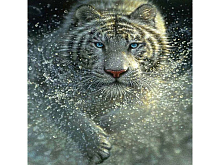 Картина мозаикой 30х30 ТИГР квадрат 19 цветов