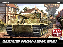 Сборная модель Танк TIGER-I MID VER. "Anniv.70 Normandy Invasion 1944"  1/35, шт