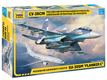 Сборная модель ZVEZDA Российский истребитель Су30СМ, 172