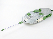 Металлическая башня для танка Leopard 2A6 c ИКпушкой и вращением на 360°, неокрашеная