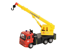 Машина АВТОПАНОРАМА Кран, красный, 154, инерция, вк 16,56,49 см