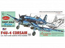 Сборная дер.модель.Самолет Vought F4U-4 Corsair. Guillows1:16