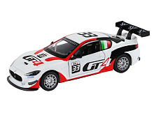 Машина АВТОПАНОРАМА Maserati Gran Turismo MC GT4, белый, 132, свет, звук, вк 17,513,59 см