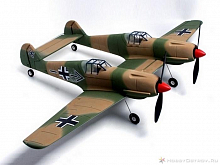 Радиоуправляемый самолет Volantex RC Messerschmitt T109 35Mhz Mode 2 RTF