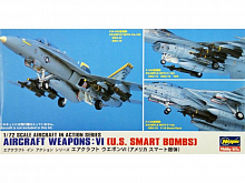 Сборная модель Hasegawa Набор вооружения US AIRCRAFT WEAPONS VI, 172