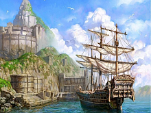 Картина по номерам 40х50 В спокойной бухте 29 цветов