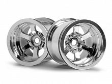Диски трак 110  SCORCH 6SPOKE SHINY CHROME 55x50mm 2шт