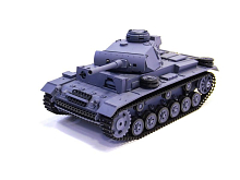 Радиоуправляемый танк Heng Long 116 Panzerkampfwagen III Германия 24G RTR темносерый