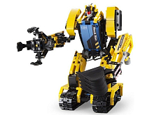 Радиоуправляемый конструктор CaDA 2 в 1 экскаватор ROCK MAN 930 деталей