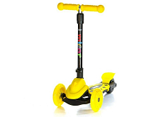 Самокат трехколесный Zumba  желтый