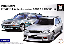 Сборная модель Fujimi Nissan Stagea Autech Version 260RS25X Four